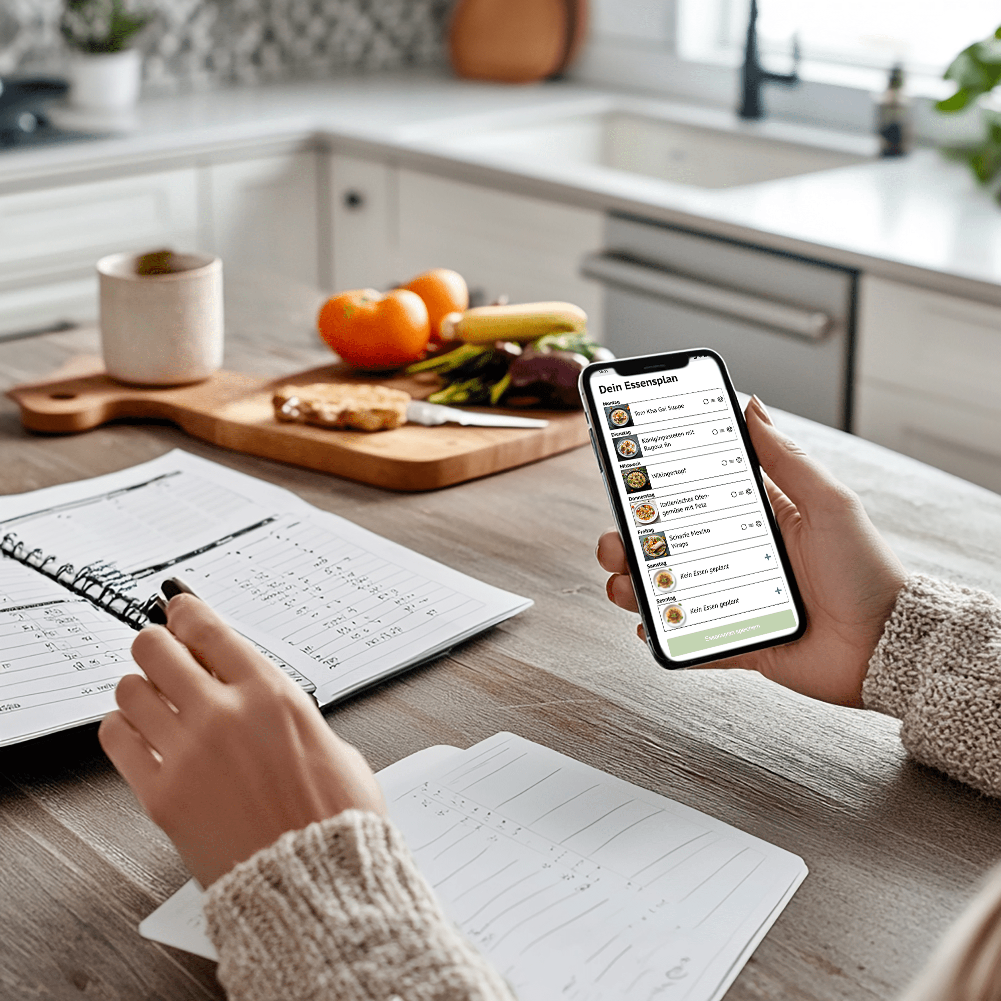 Essenspläne in Minuten