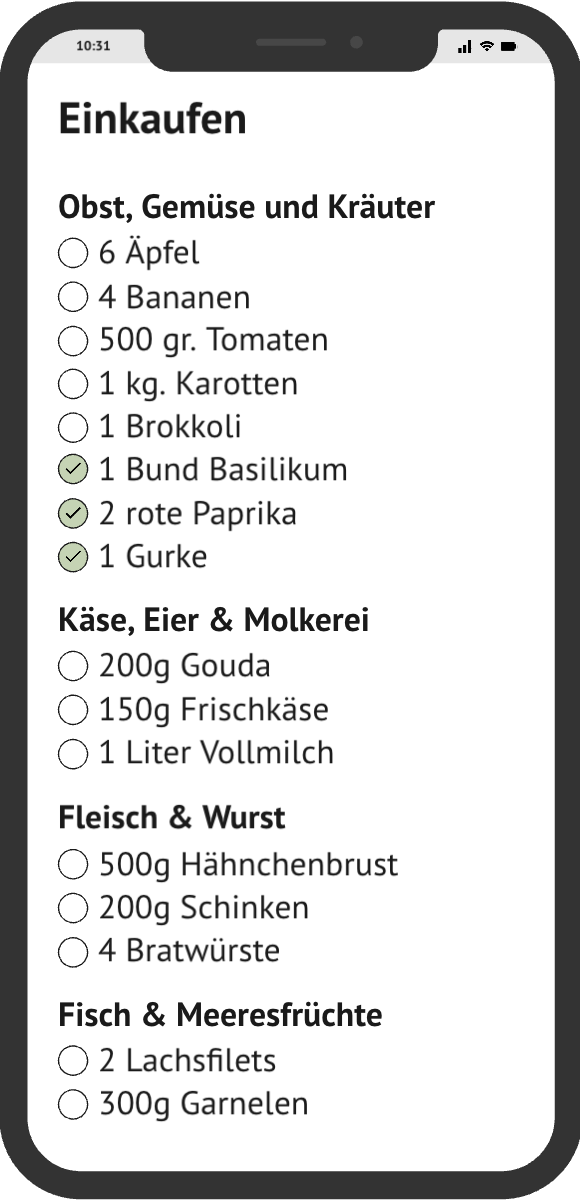 Einkaufen Mockup